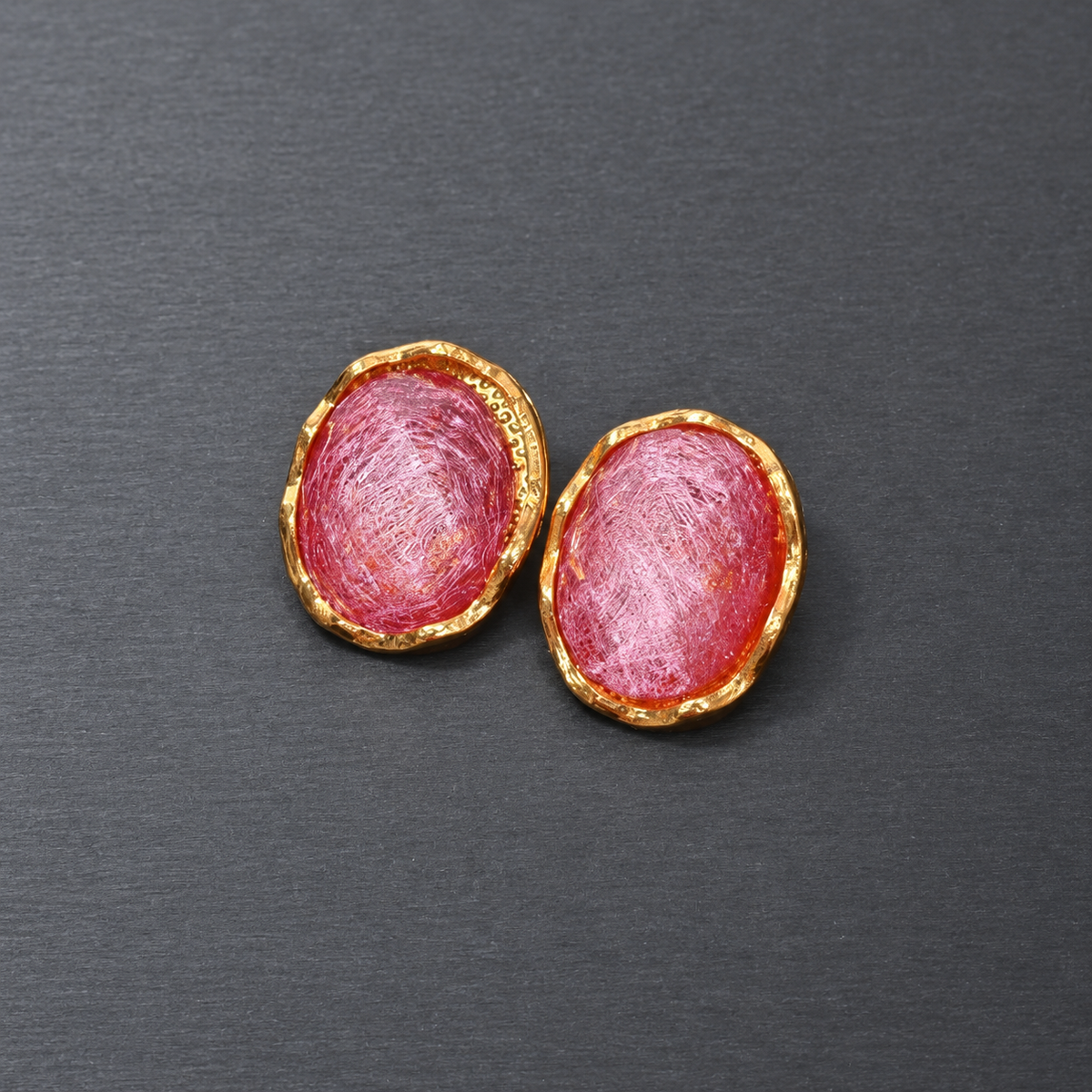 Elegant Dainty Oval Earrings, Western‑Style Temperament, Light Luxury Gold‑Plated